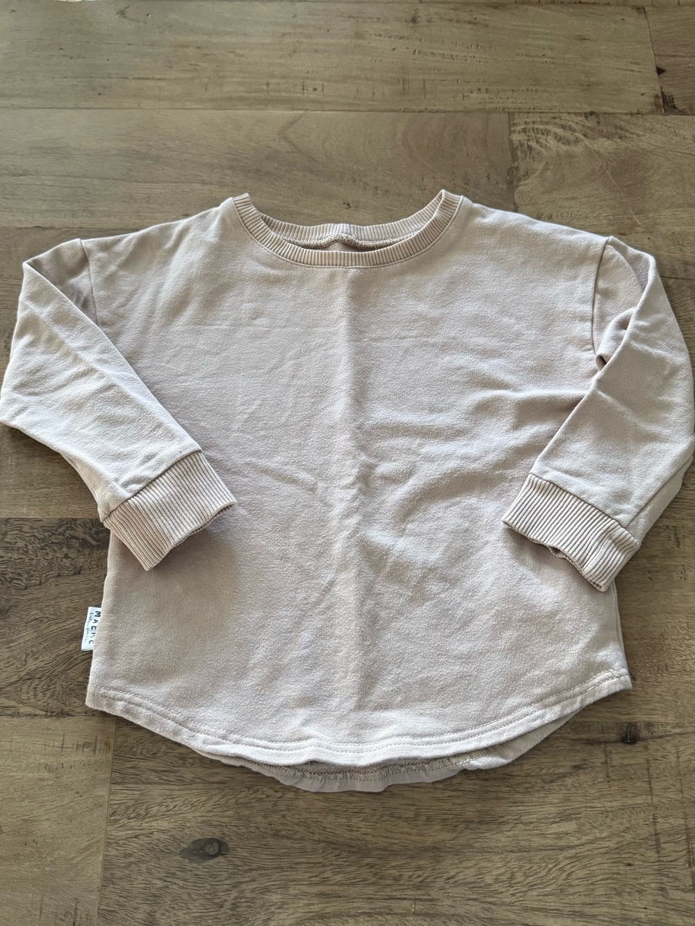 Maémé evolutive cream Kids Long Sleeve Crewneck Top sz 1-3 years
